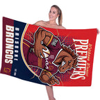 Brisbane Broncos Rectangle Beach Towel – TMTHU1388