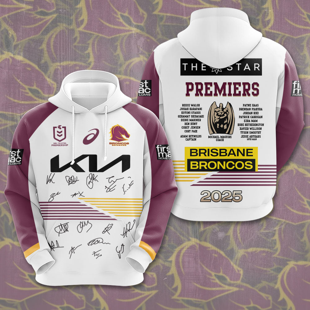 Brisbane Broncos 3D Apparel – TMTHU1306