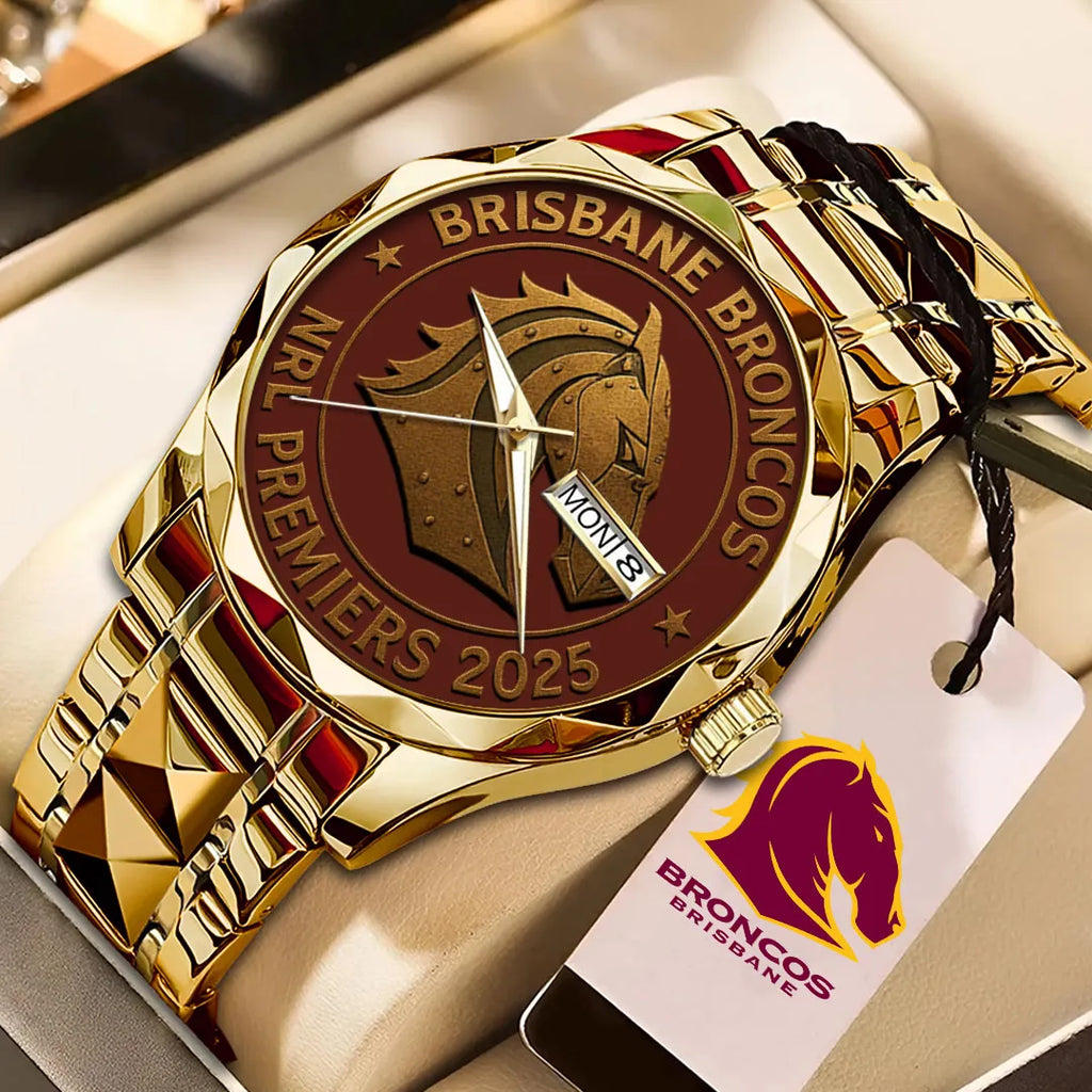 Brisbane Broncos Alloy Luxury Quartz Watch – TMTHU1664