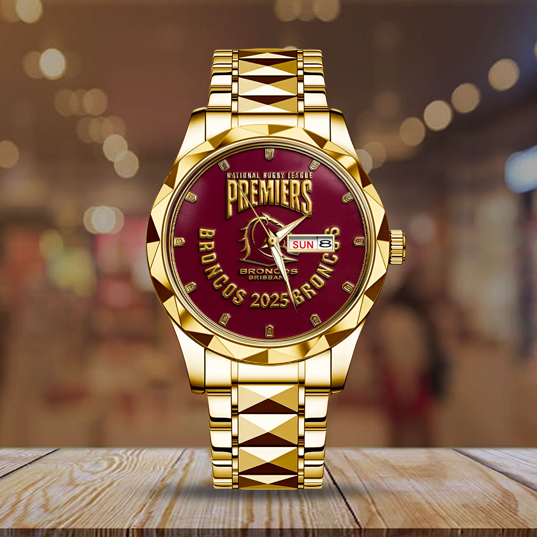 Brisbane Broncos Alloy Luxury Quartz Watch – TMTHU1756