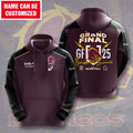 Personalized Brisbane Broncos 3D Apparel – TMTHU1257