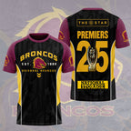 Brisbane Broncos 3D Apparel – TMTHU1513