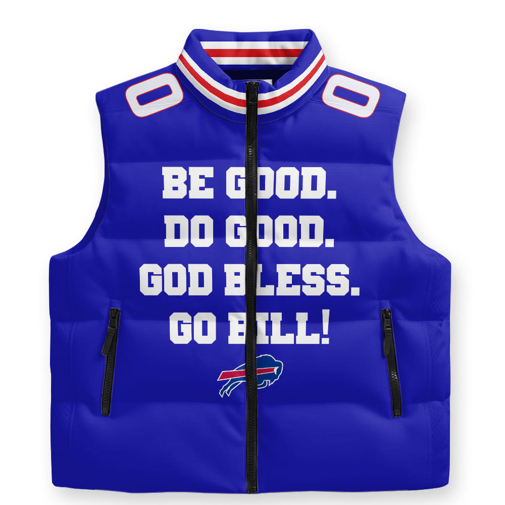Personalized Buffalo Bills 3D Sleeveless Down Jacket – TMTHU1127