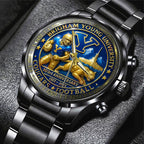 BYU Cougars Football Black Stainless Steel Watch – TANTN17948