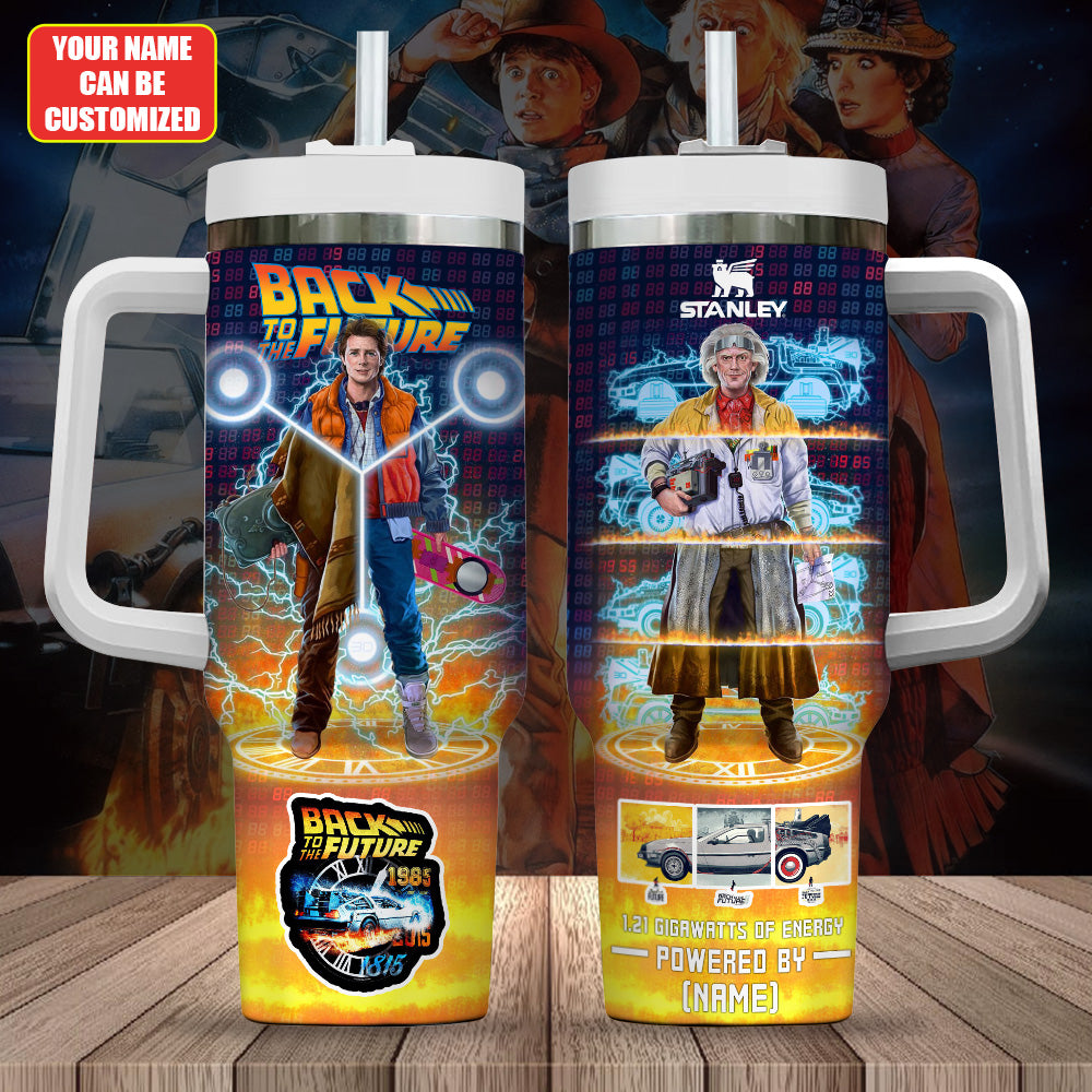 Personalized Back to the Future 40th Anniversary 40oz Tumbler – TANTN18446
