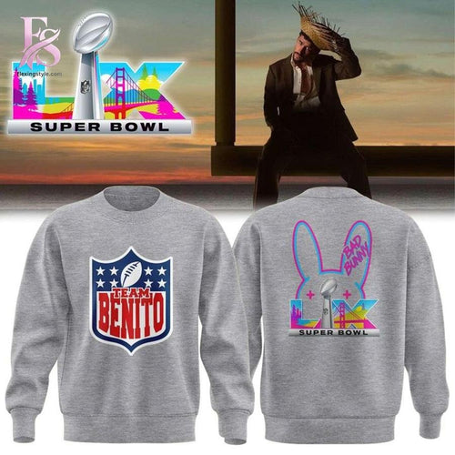 Bad Bunny x Super Bowl Team Benito Sweatshirt