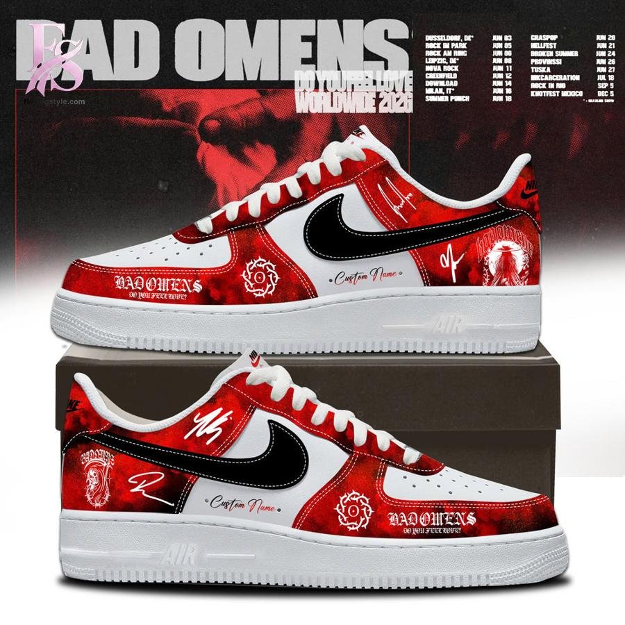 Bad Omens Do You Feel Love Worldwide 2026 Nike Air Force 1