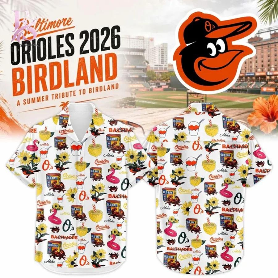 Baltimore Orioles 2026 Birdland Hawaiian Shirt