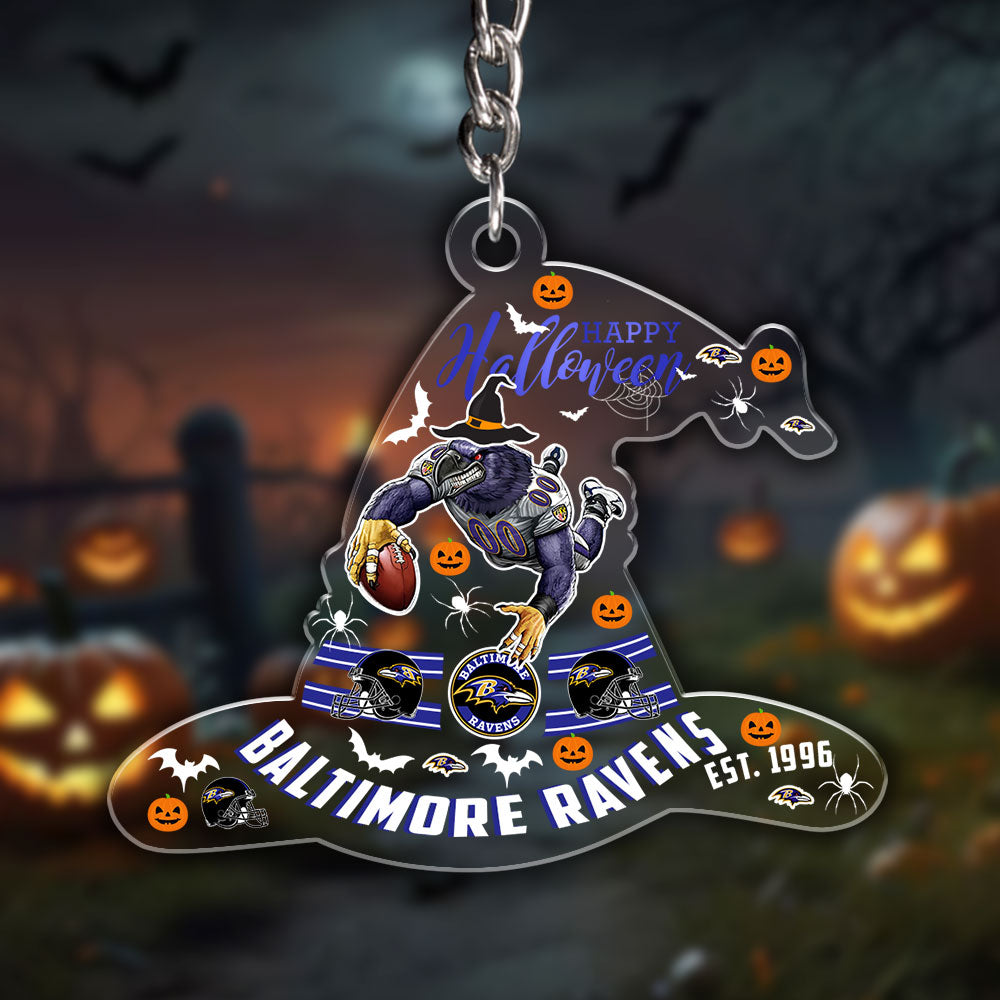 Baltimore Ravens Custom Shape 1-side Printed Acrylic Keychain – HOATT12966