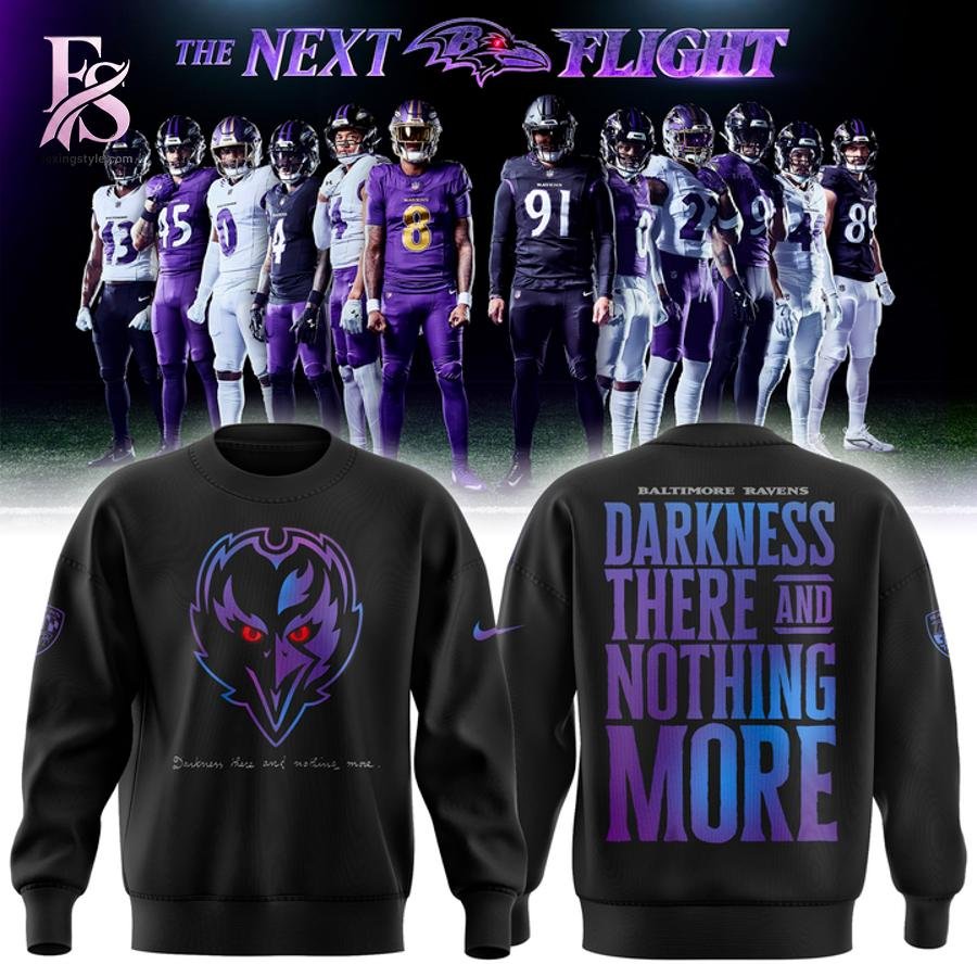 Baltimore Ravens 2026 Darkness There And Nothing More Shirt