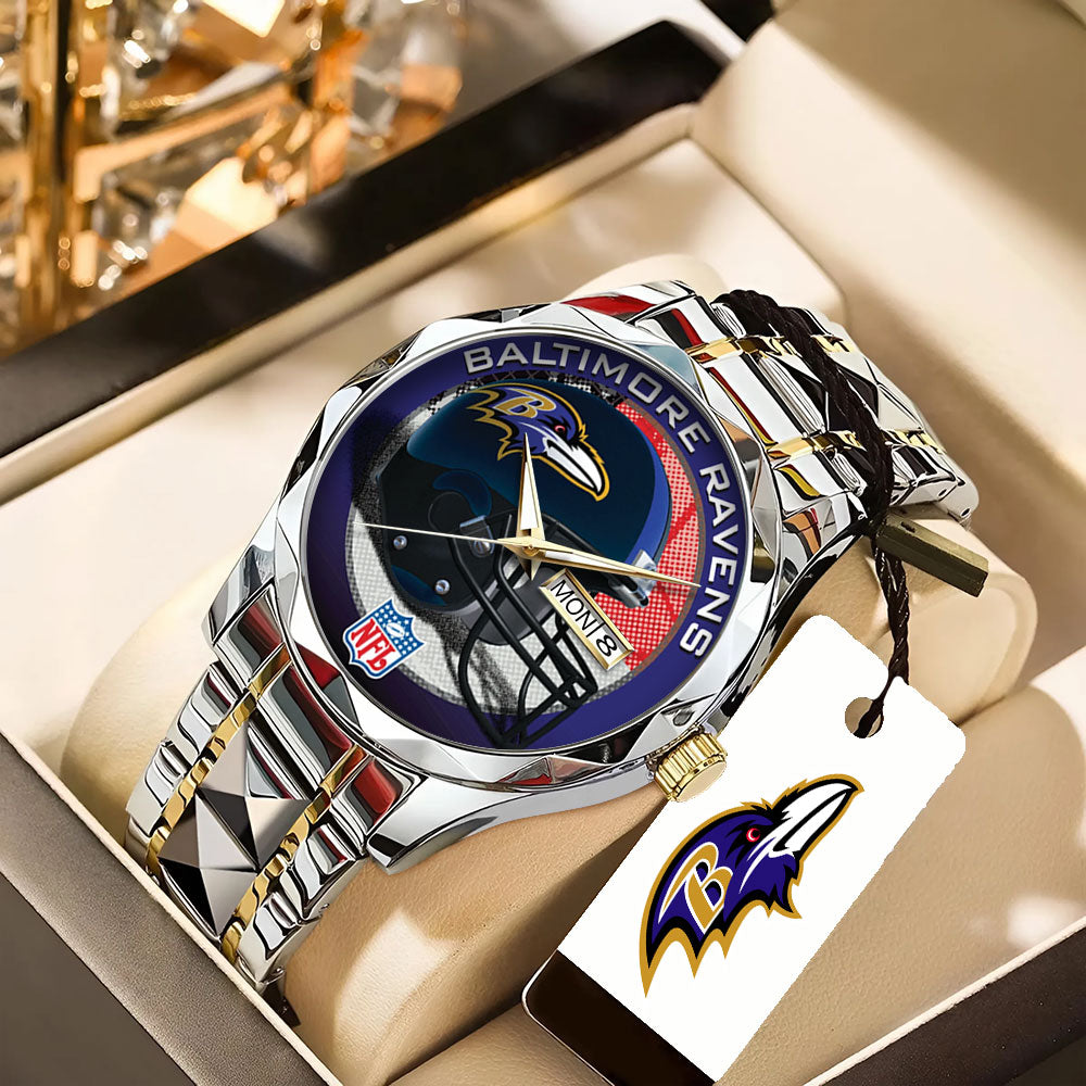 Baltimore Ravens Alloy Luxury Quartz Watch – TANTN16315