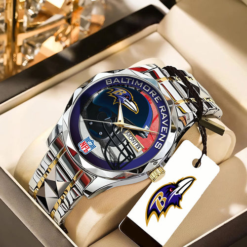 Baltimore Ravens Alloy Luxury Quartz Watch – TANTN16315
