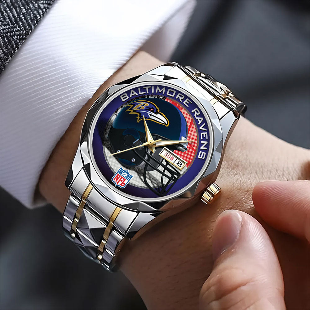 Baltimore Ravens Alloy Luxury Quartz Watch – TANTN16315