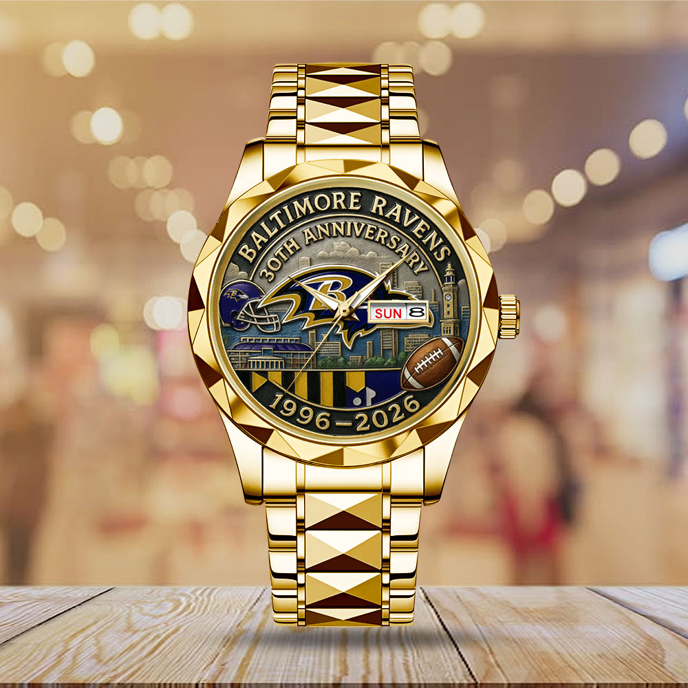 Baltimore Ravens Alloy Luxury Quartz Watch – TANTN16806