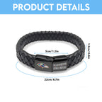 Baltimore Ravens Crucial Catch 2025 Braided Leather Bracelet – TANTN15912