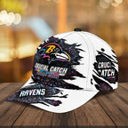 Baltimore Ravens x Crucial Catch Intercept Cancer Classic Cap – MAITM12949
