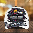 Baltimore Ravens x Crucial Catch Intercept Cancer Classic Cap – MAITM12949