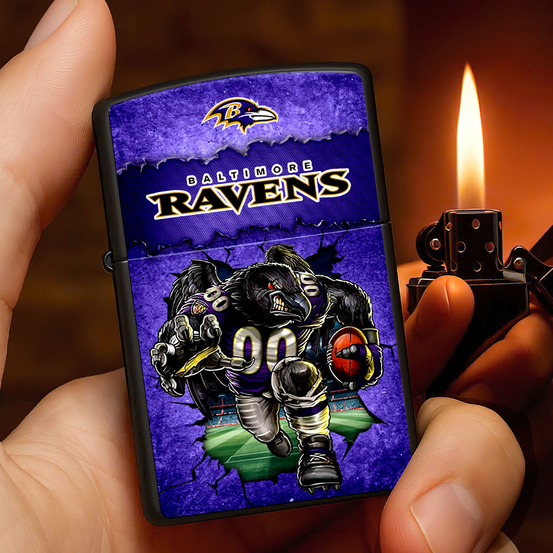 Baltimore Ravens Zippo Lighter Case (No Insert) – HOATT13312