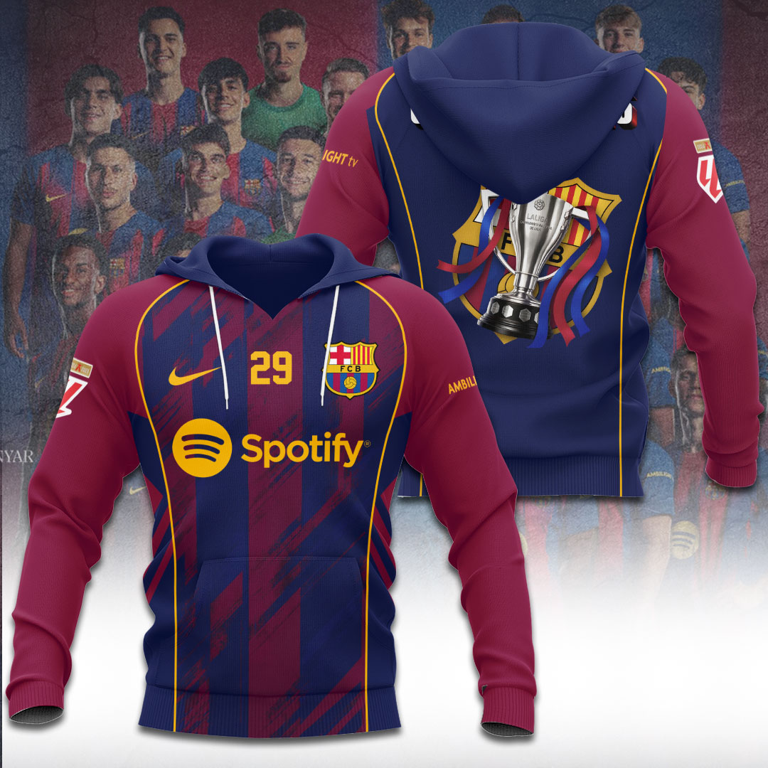 FC Barcelona LaLiga Winners 25/26 3D Apparel – TANTN22818