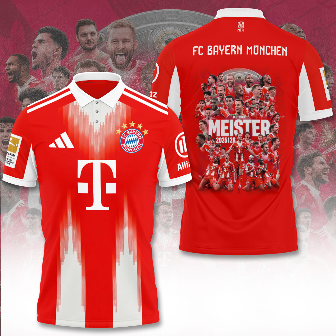Bayern München Meister 2026 3D Apparel – TANTN22437