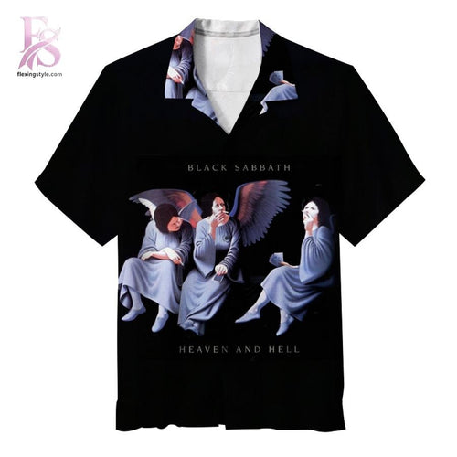 Black Sabbath Heaven and Hell album Hawaiian Shirt