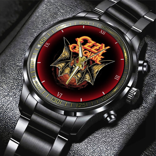 Black Sabbath Ozzy Osbourne Black Stainless Steel Watch – ANHNV 4179