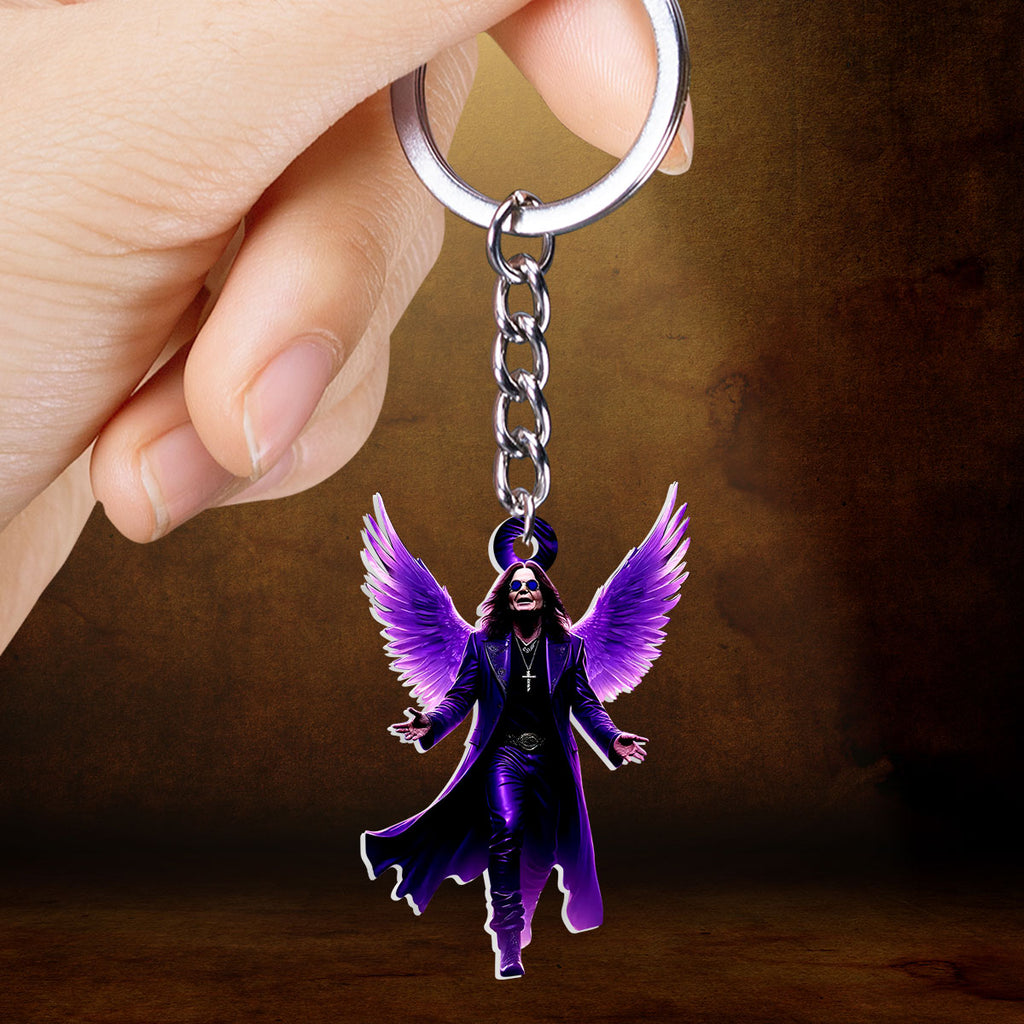 Black Sabbath x Ozzy Osbourne Custom Shape 2-sided Keychain – HOATT 12266