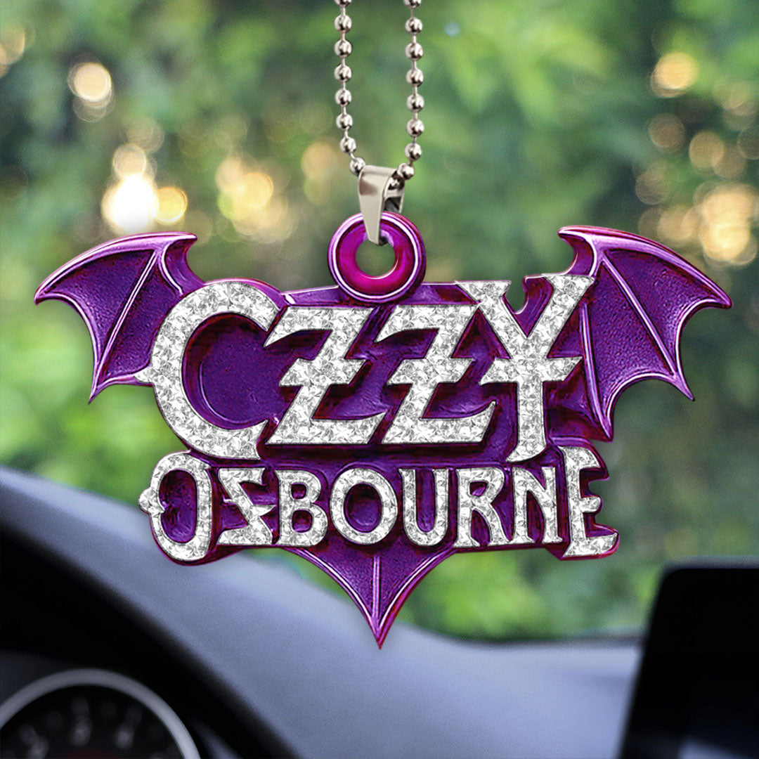 Black Sabbath x Ozzy Osbourne Custom shape 2-sided Acrylic Car Ornament – HOATT 12036