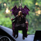 Black Sabbath x Ozzy Osbourne Custom shape 2-sided Acrylic Car Ornament – HOATT 12237