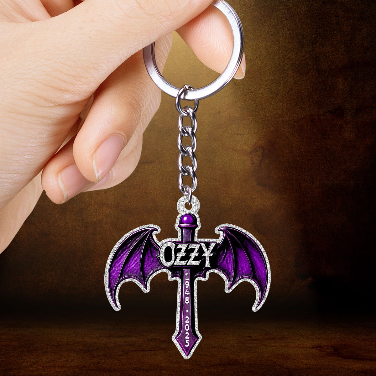 Black Sabbath x Ozzy Osbourne Custom Shape 2-sided Keychain – HOATT 12080