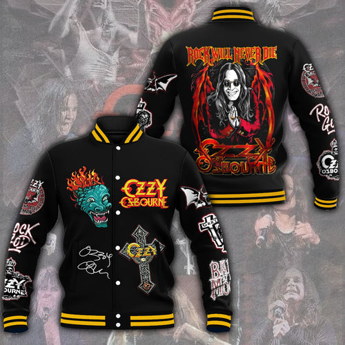 Black Sabbath x Ozzy Osbourne Varsity Jacket – MAITM 9210