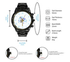 Elvis Presley Black Stainless Steel Watch – HOATT 5189