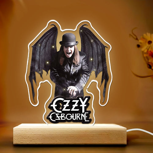 Black Sabbath x Ozzy Osbourne 3D Led Light Wooden Base – HOATT12556