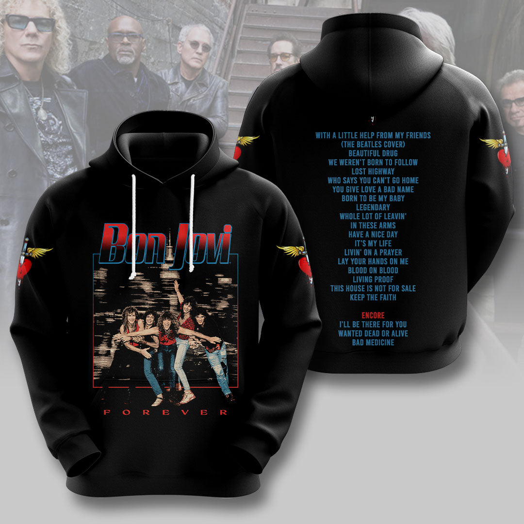 Bon Jovi Forever Tour 2026 3D Apparel – HOATT19402