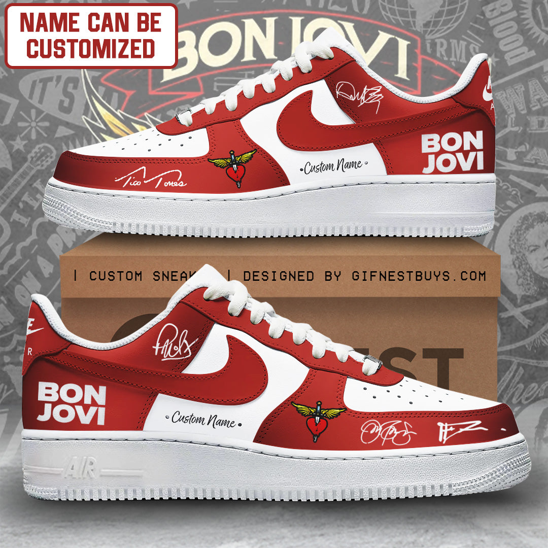 Personalized Bon Jovi AF1 Sneaker – TANTN24192