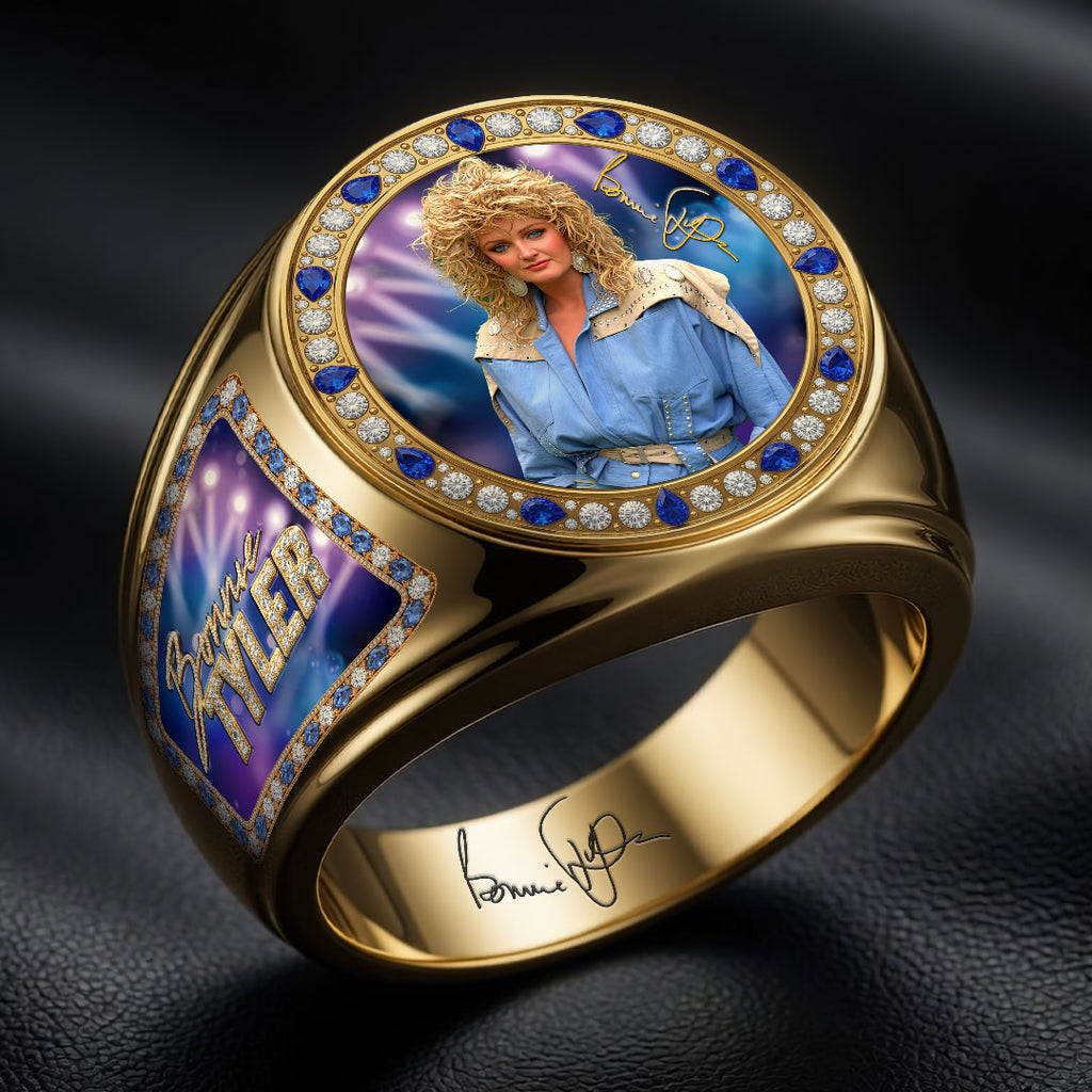 Bonnie Tyler 3D Engraved Ring – HOATT20061