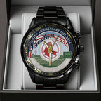 Boston Red Sox 125th Anniversary Black Stainless Steel Watch – TANTN18735