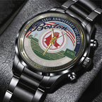 Boston Red Sox 125th Anniversary Black Stainless Steel Watch – TANTN18735