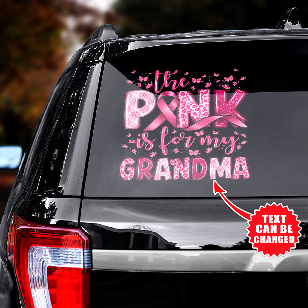 Personalized Breast Cancer Awareness Car Sticker – HOATT 6681