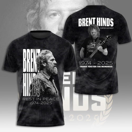 Brent Hinds RIP 2025 3D Apparel – GNE4240