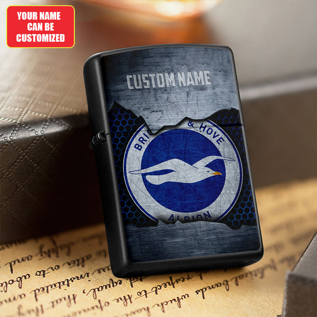 Personalized Brighton & Hove Albion FC Zippo Lighter Case (No Insert) – TANTN16385
