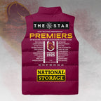Brisbane Broncos 2025 NRL Premiers 3D Sleeveless Down Jacket – HOATT14055
