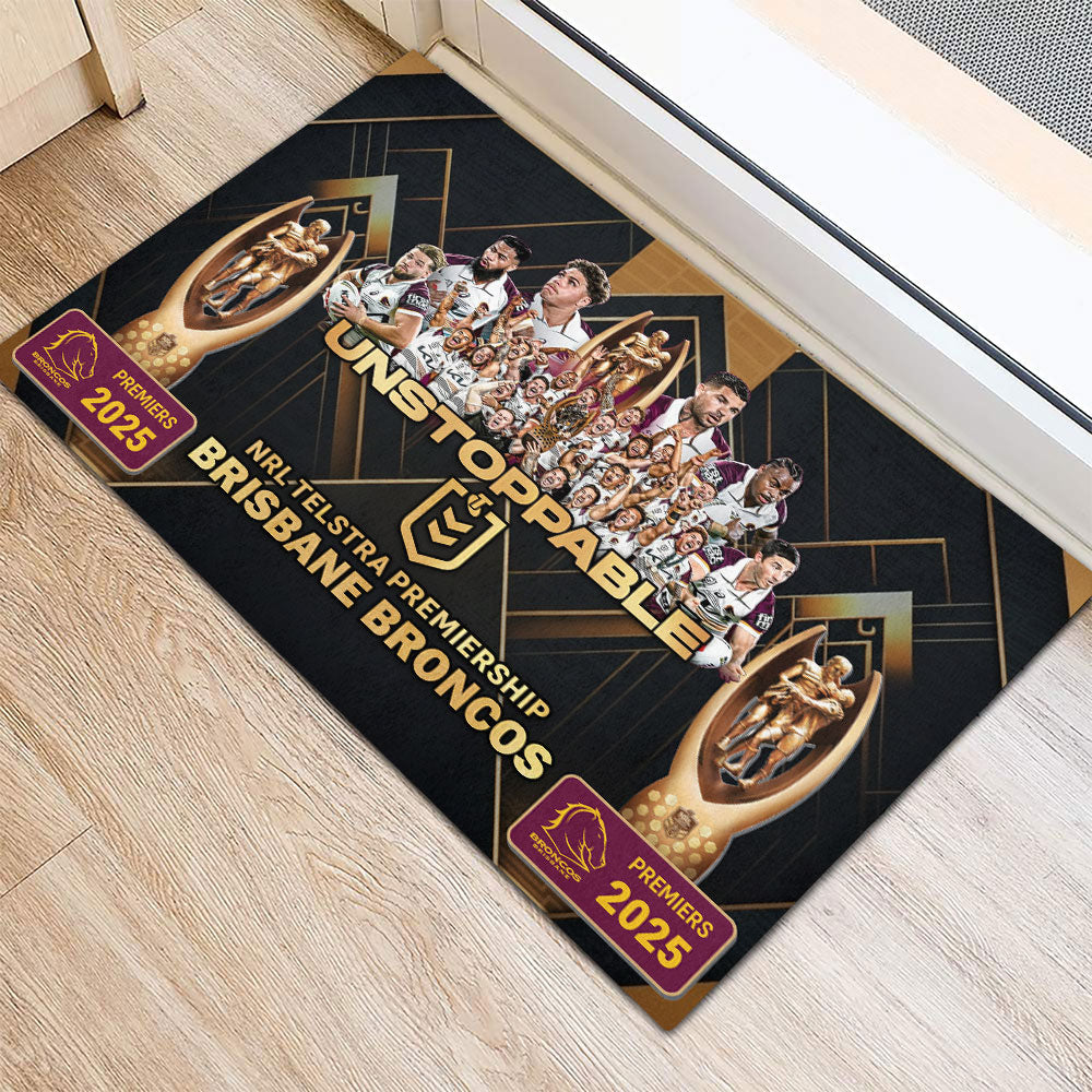 Brisbane Broncos 2025 NRL Premiers Doormat – TMTHU2012