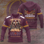 Brisbane Broncos 2025 NRL Premiers 3D Apparel – HOATT14374