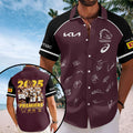 Brisbane Broncos 2025 NRL Premiers Short Sleeve Button-Down Shirt – HOATT14099