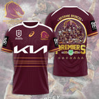 Brisbane Broncos 2025 Premiers 3D Apparel – MAITM13197