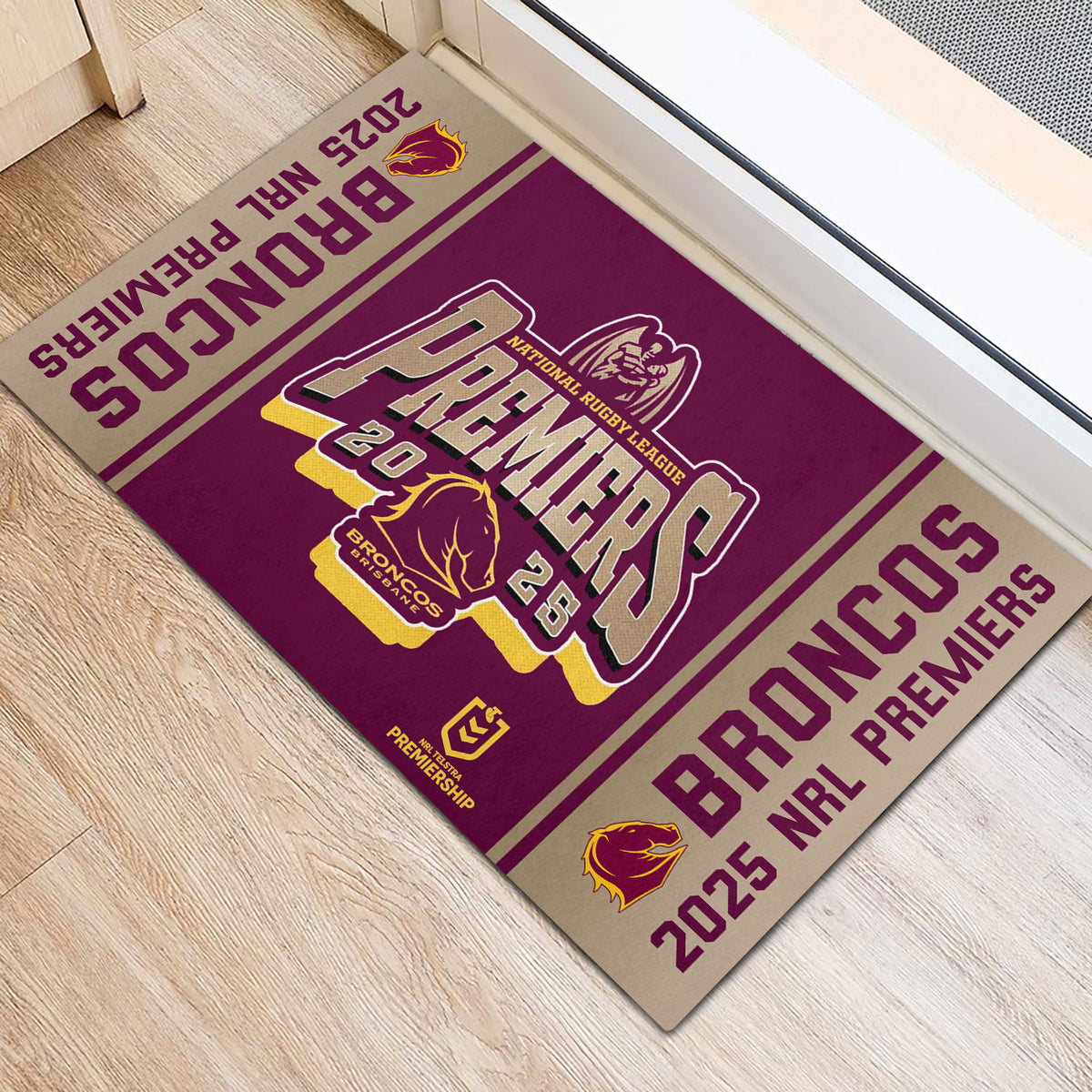 Brisbane Broncos 2025 Premiers Doormat – MAITM13259