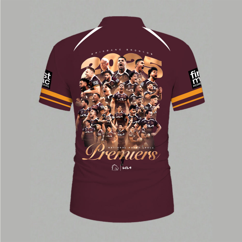 Brisbane Broncos 2025 Premiers 3D Apparel – MAITM13614
