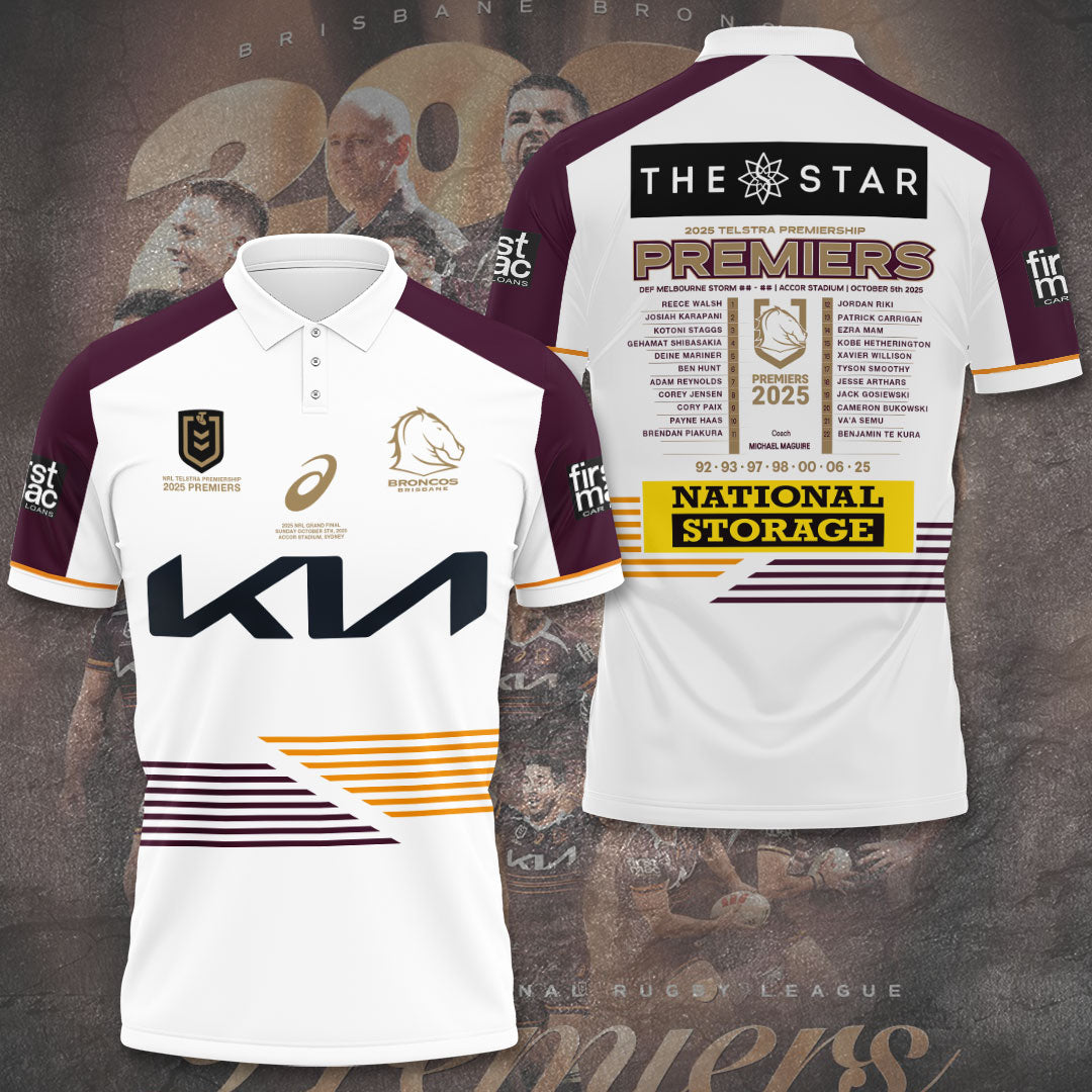 Brisbane Broncos 2025 Premiership 3D Apparel – TANTN17151
