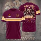 Brisbane Broncos 2025 Premiership 3D Apparel – TANTN17310